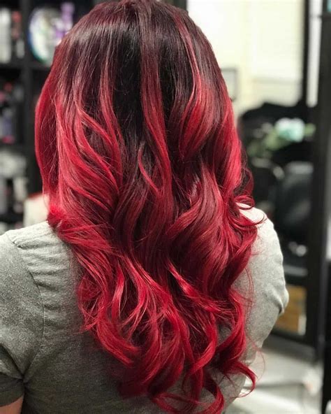 brown highlights in red hair|brunette hair with red highlights.